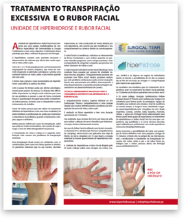 Entrevista sobre tratamento da Hiperhidrose e Rubor Facial